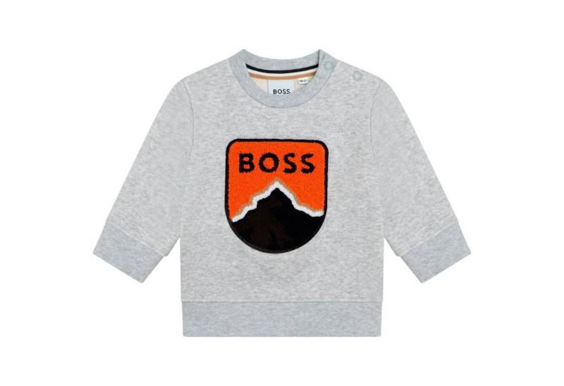 Boss Kidswear Sweatshirt BOSS Kidswear Baby Sweatshirt grau 9 Monate - 3 Jahre von Boss Kidswear