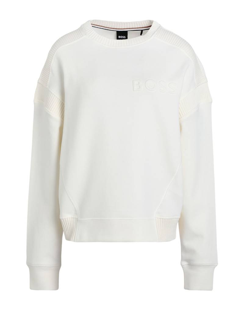 BOSS Sweatshirt Damen Elfenbein von BOSS