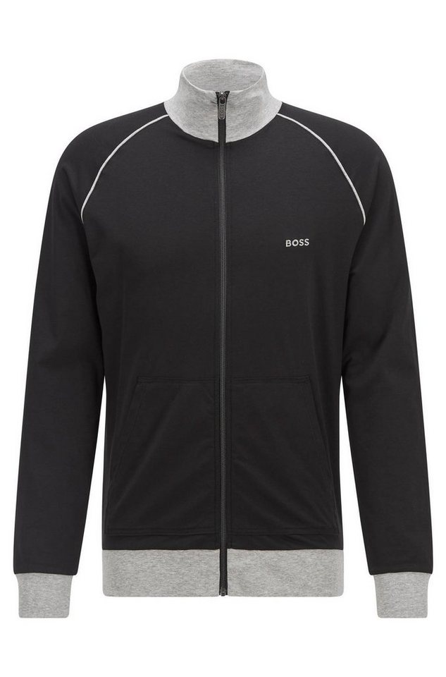 BOSS Sweatshirt Herren Sweatjacke - Mix & Match Jacket, Zipper von BOSS