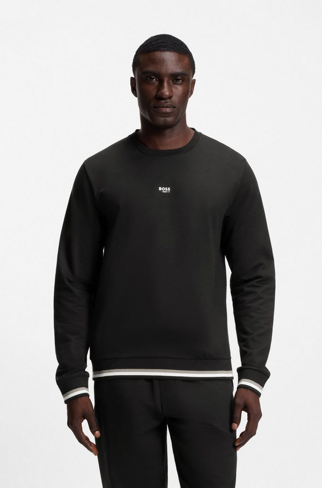 BOSS Sweatshirt Iconic kontrastfarbene Details, noramle Passform von BOSS