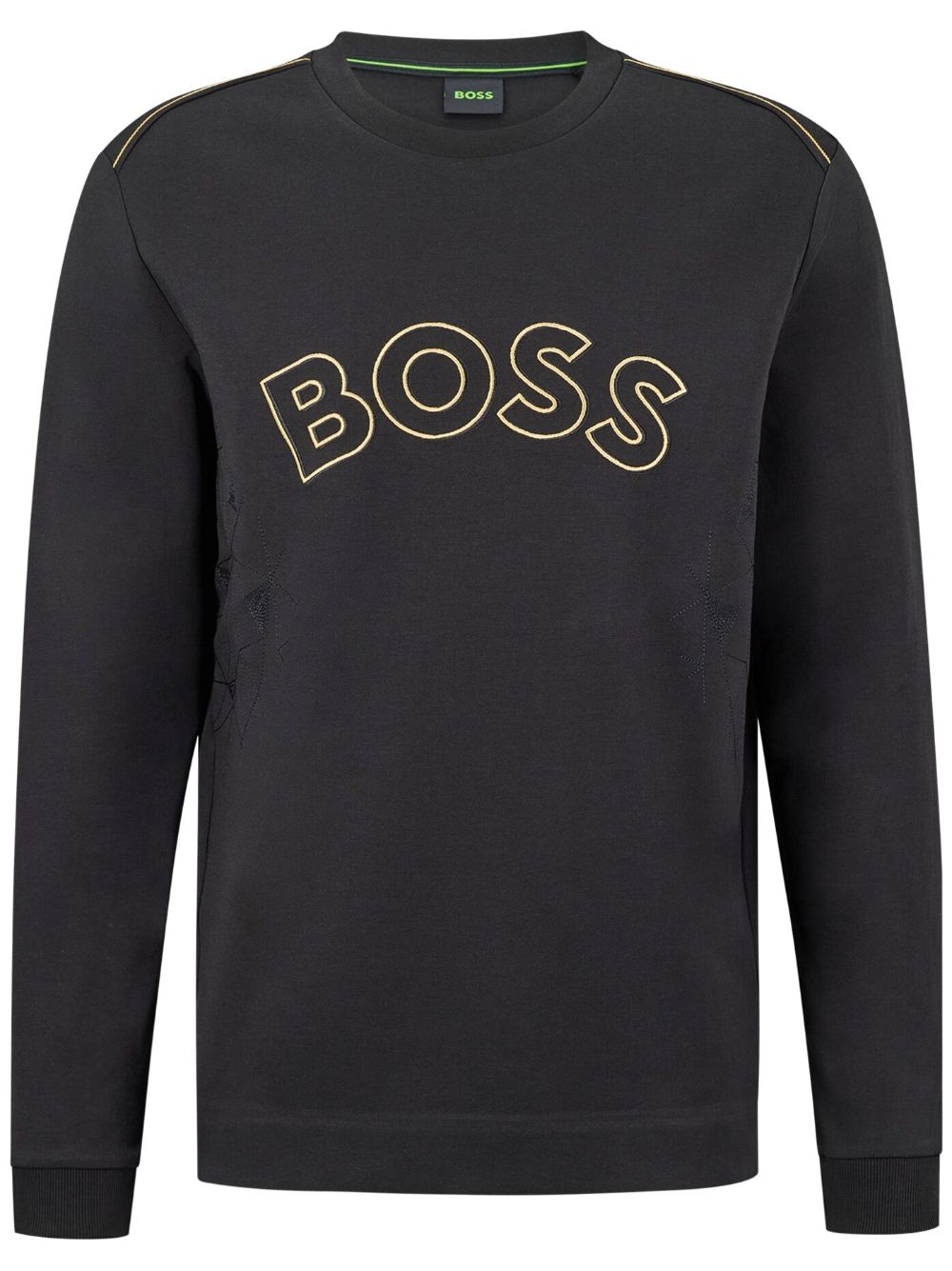 BOSS Sweatshirt mit Logo-Stickerei - Schwarz von BOSS