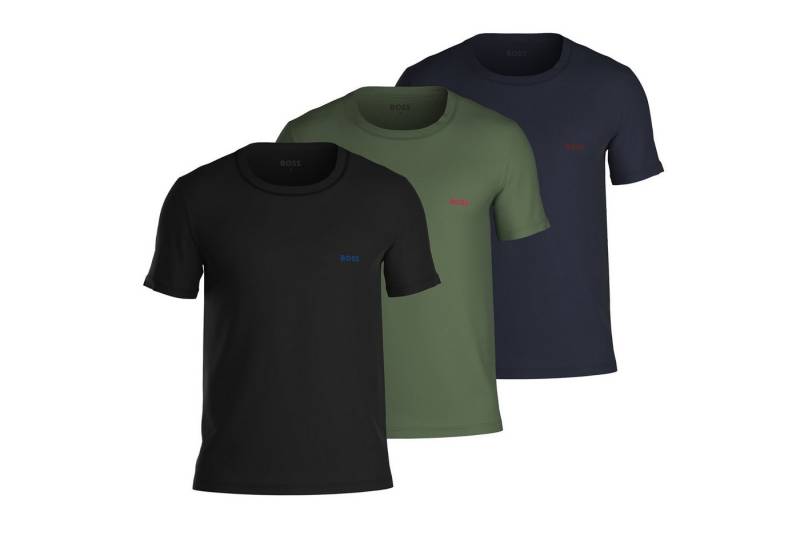 BOSS T-Shirt BOSS Herren R-Neck T-Shirt, 3er Pack, Sortiert 986 von BOSS