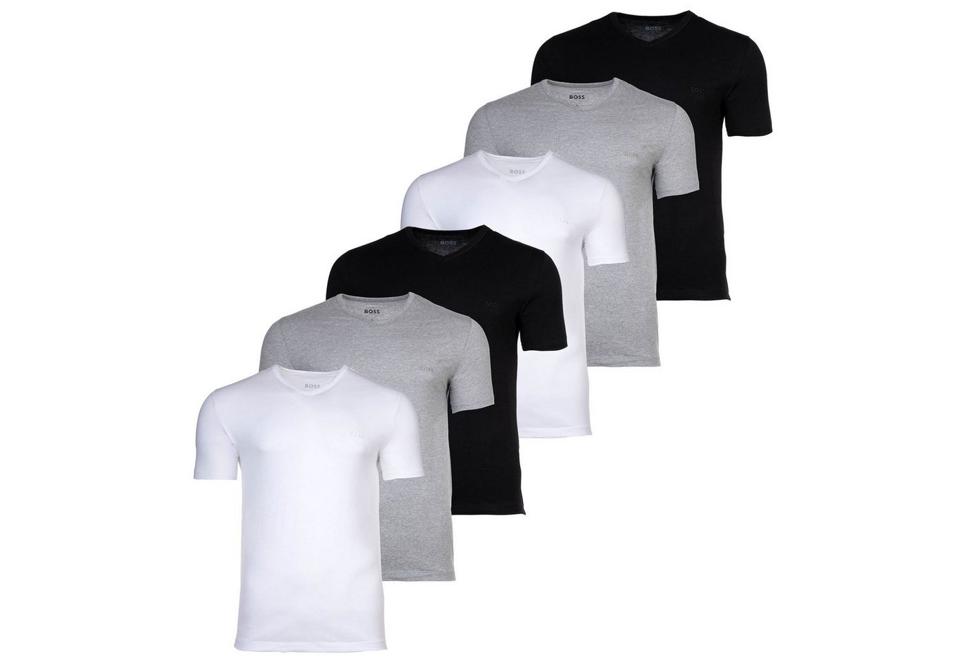 BOSS T-Shirt Herren T-Shirt, 6er Pack - TShirtVN Classic von BOSS