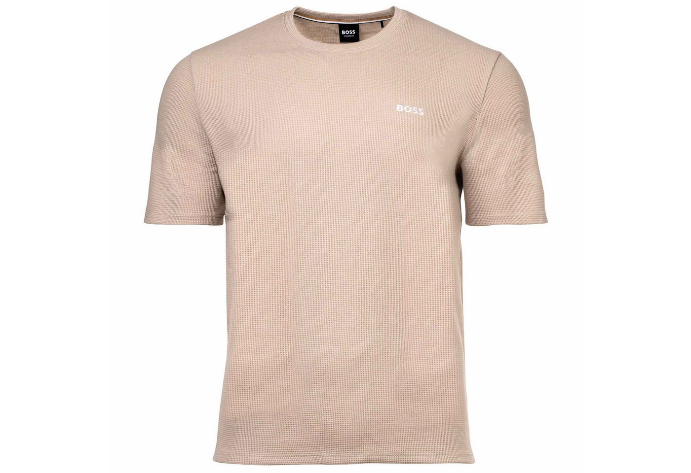 BOSS T-Shirt Herren T-Shirt 1er Pack Baumwolle Waffle T-Shirt (Packung, 1er Pack) von BOSS