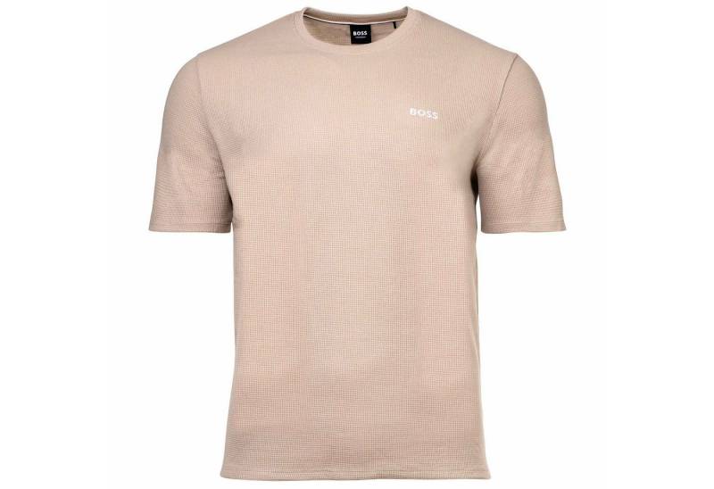 BOSS T-Shirt Herren T-Shirt 1er Pack Baumwolle Waffle T-Shirt (Packung, 1er Pack) von BOSS