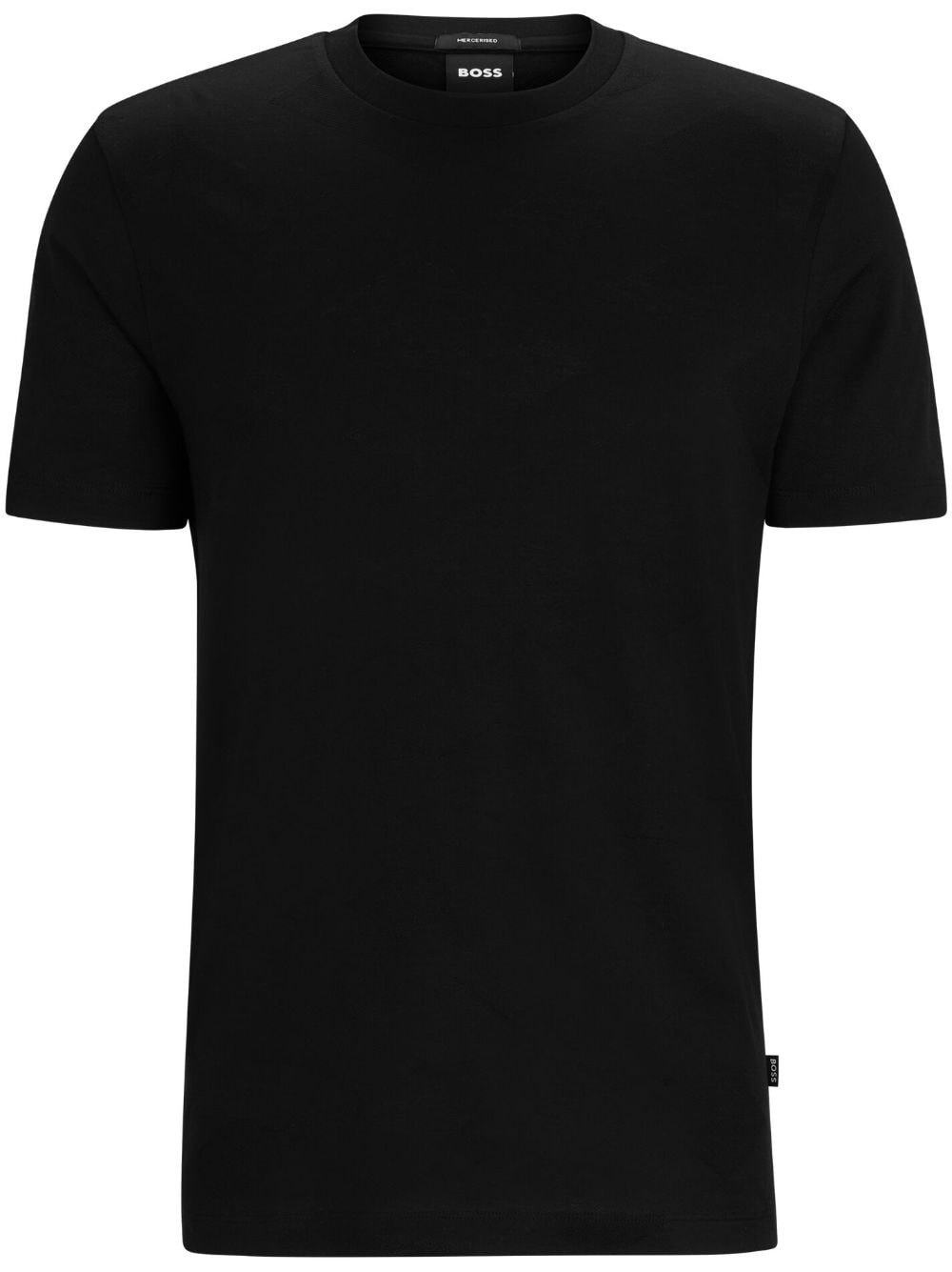 BOSS T-Shirt aus Monogramm-Jacquard - Schwarz von BOSS