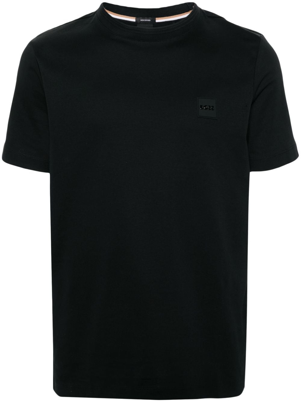 BOSS T-Shirt mit Logo-Patch - Schwarz von BOSS