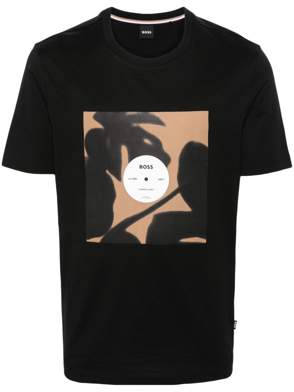BOSS T-Shirt mit grafischem Print - Schwarz von BOSS