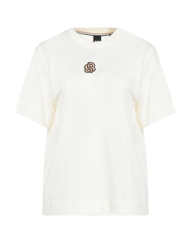 BOSS T-shirts Damen Cremeweiß von BOSS