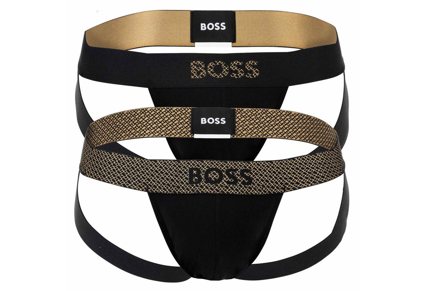 BOSS Tanga Herren Jockstrap 2er Pack Baumwolle (Packung, 2er Pack) BOSS Tanga Herren Jockstrap 2er Pack Baumwolle (Packung, 2er Pack) von BOSS