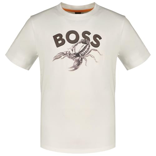 BOSS Te_Bossfish 10260136 01 Shirt White100 M von BOSS