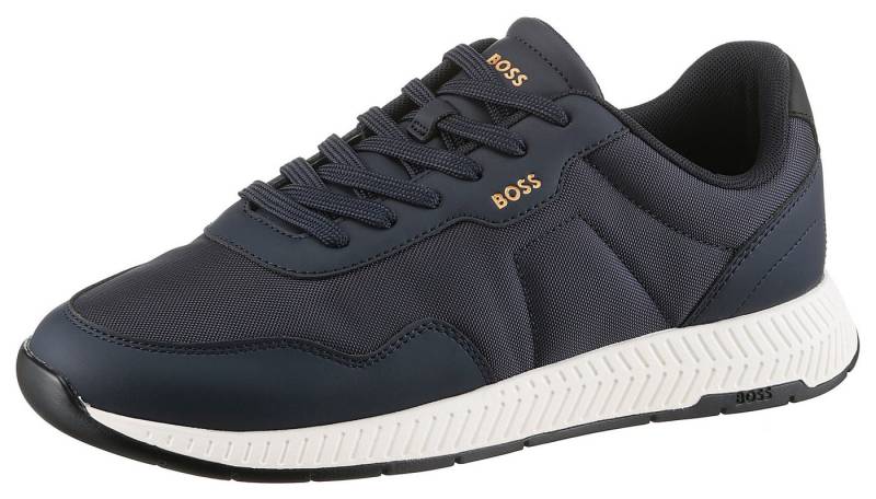 BOSS Titanium Runn Sneaker, Casual-Schnürschuh, Halbschuh, Freizeitschuh mit weichem Schaftrand von BOSS