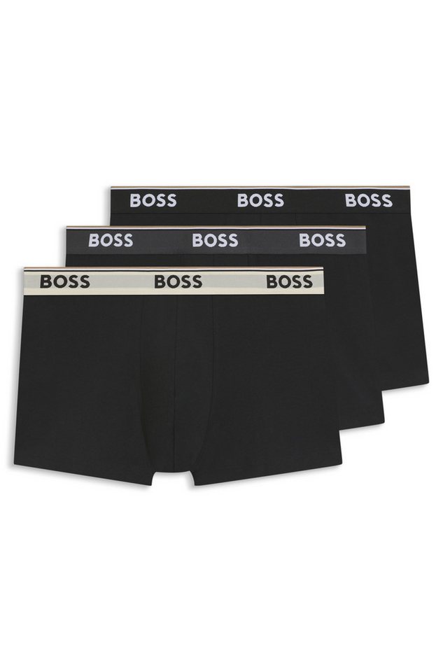 BOSS Trunk 3P Power (Packung, 3-St) mit BOSS Schriftzug auf dem Bund von BOSS