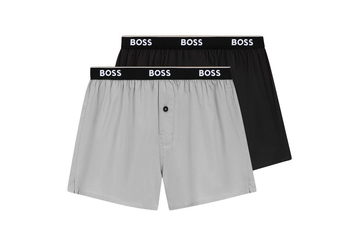BOSS Trunk Boxer Shorts EW (2-St) mit umlaufenden Markenschriftzug von BOSS