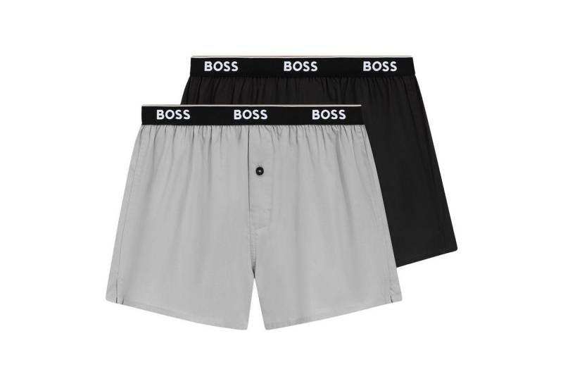 BOSS Trunk Boxer Shorts EW (2-St) mit umlaufenden Markenschriftzug von BOSS