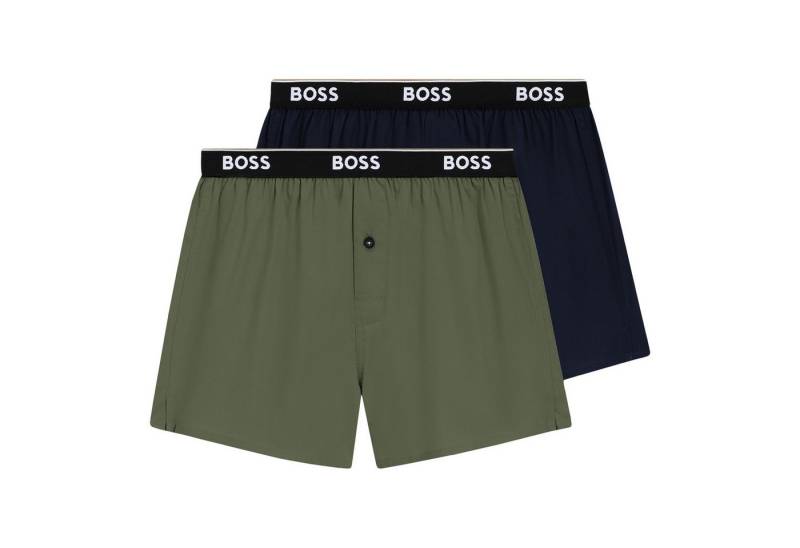 BOSS Trunk Boxer Shorts EW (2-St) mit umlaufenden Markenschriftzug von BOSS
