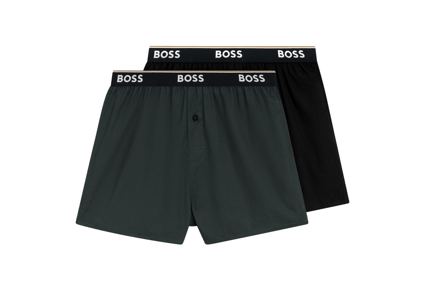 BOSS Trunk Boxer Shorts EW (2-St) mit umlaufenden Markenschriftzug von BOSS
