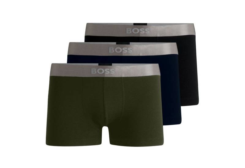 BOSS Trunk Trunk Metallic (3-St., 3 Stück) mit metallfarbigem Bund von BOSS