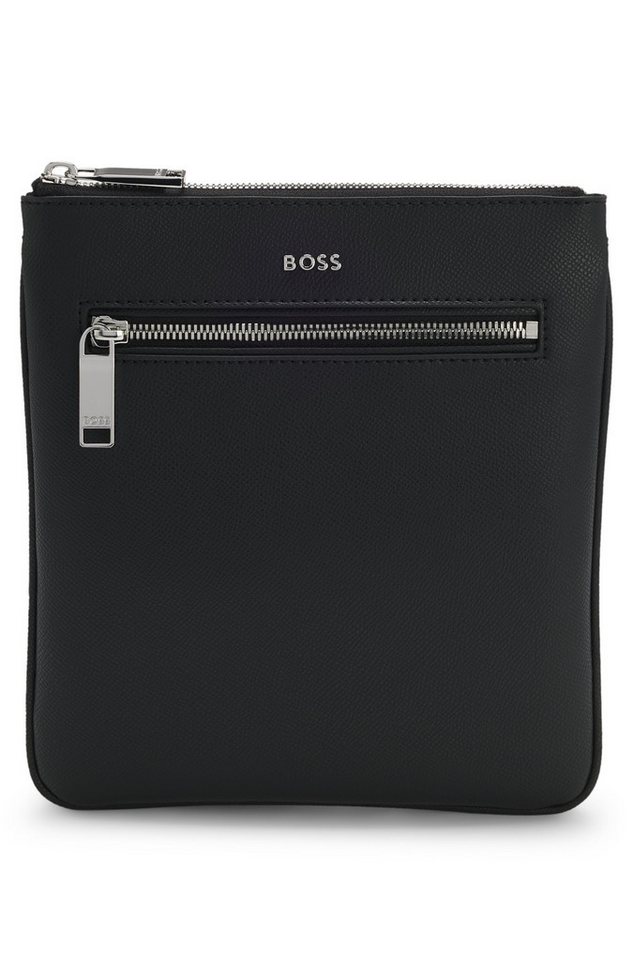 BOSS Umhängetasche Daxter Envelope, Herren Schultertasche, Crossbody-Bag mit Vordertasche von BOSS