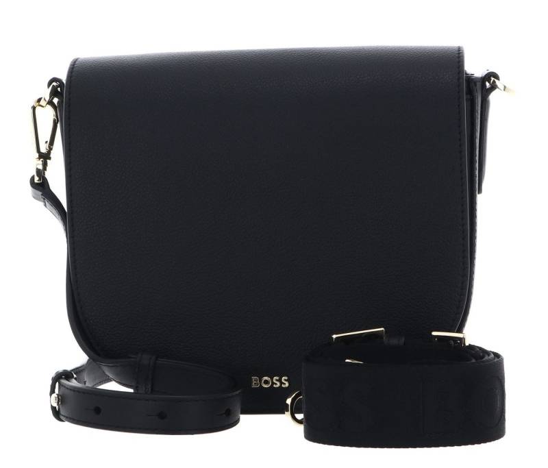 BOSS Umhängetasche Flap Xbody BM, aus echtem Rindsleder von BOSS