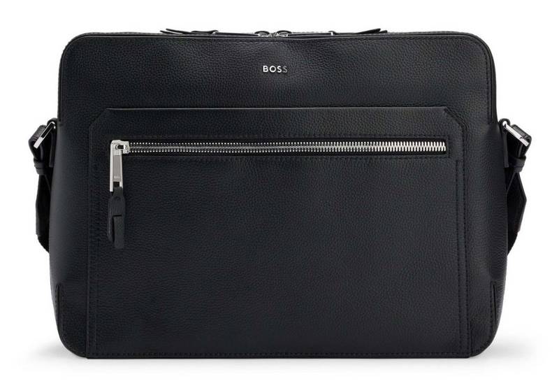 BOSS Umhängetasche L Messenger Bag, aus echtem Rindsleder von BOSS