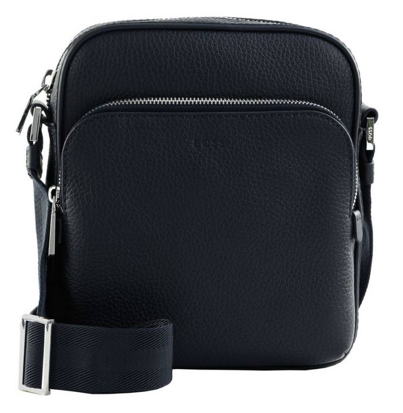 BOSS Umhängetasche Reporterbag With Zip, aus echtem Rindsleder von BOSS