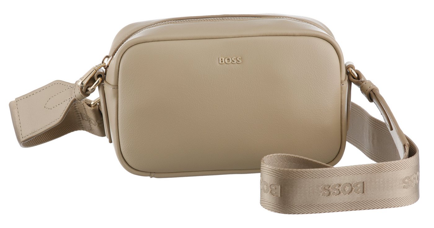 BOSS Umhängetasche Sandy, Damen Handtasche, Schultertasche mit BOSS-Schmuckelement von BOSS