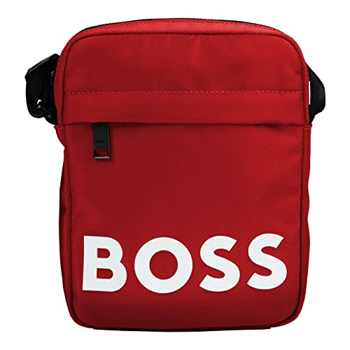 BOSS Umhängetasche Schultertasche Crossbag Catch 2.0DS_NS zip, Farbe:Rot, Artikel:-628 red von BOSS