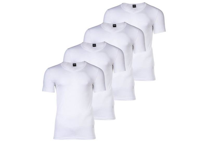 BOSS Unterhemd Herren Unterhemd 4er Pack Baumwolle (Packung, 4er Pack) von BOSS