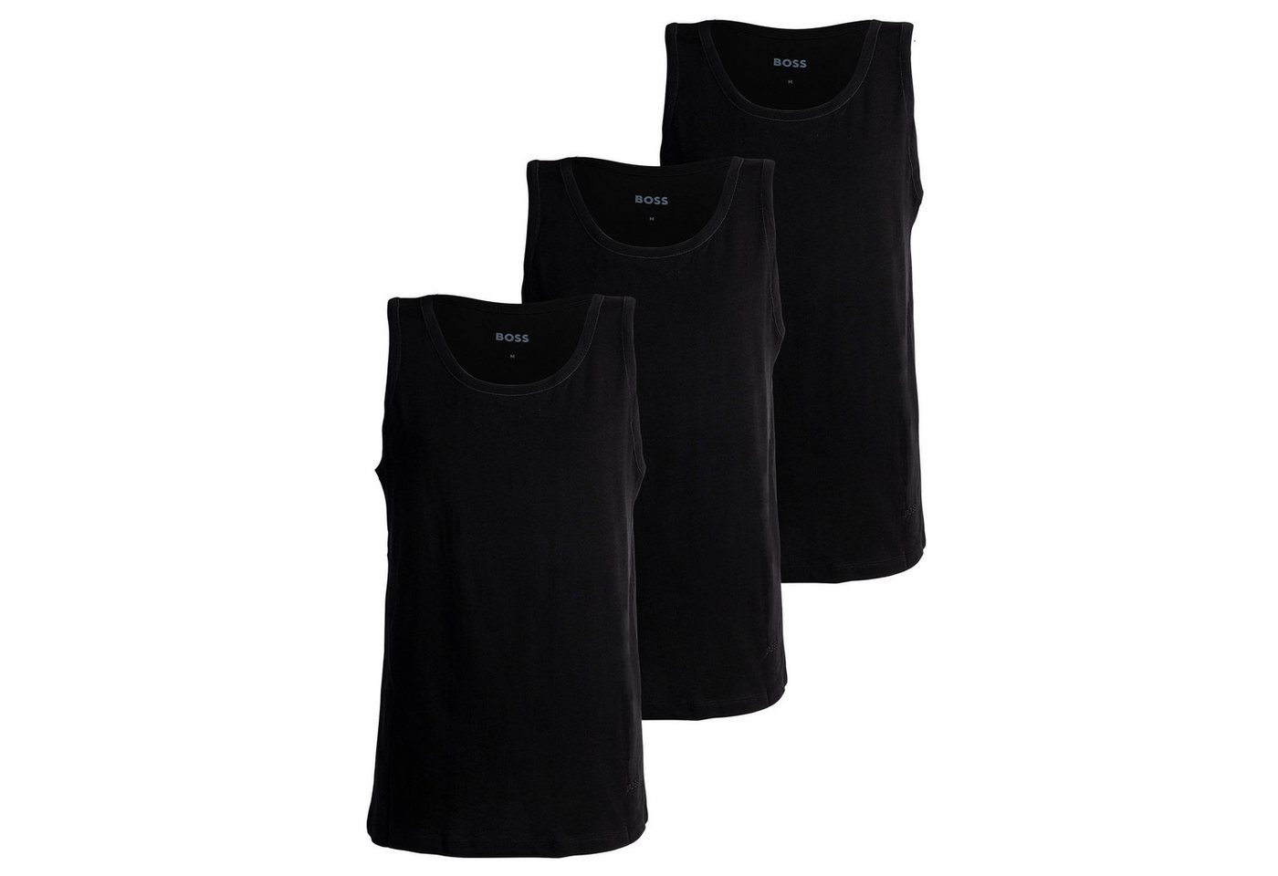 BOSS Unterhemd Herren Unterhemd 3er Pack Baumwolle (Packung, 3er Pack) von BOSS
