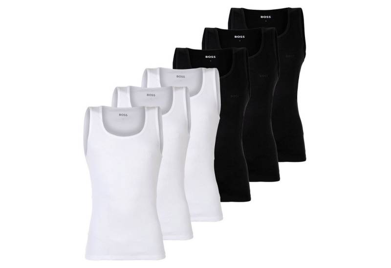 BOSS Unterhemd Herren Unterhemd 6er Pack Baumwolle (Packung, 6er Pack) von BOSS