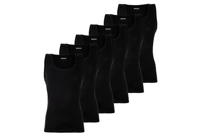 BOSS Unterhemd Herren Unterhemd 6er Pack Baumwolle (Packung, 6er Pack) von BOSS