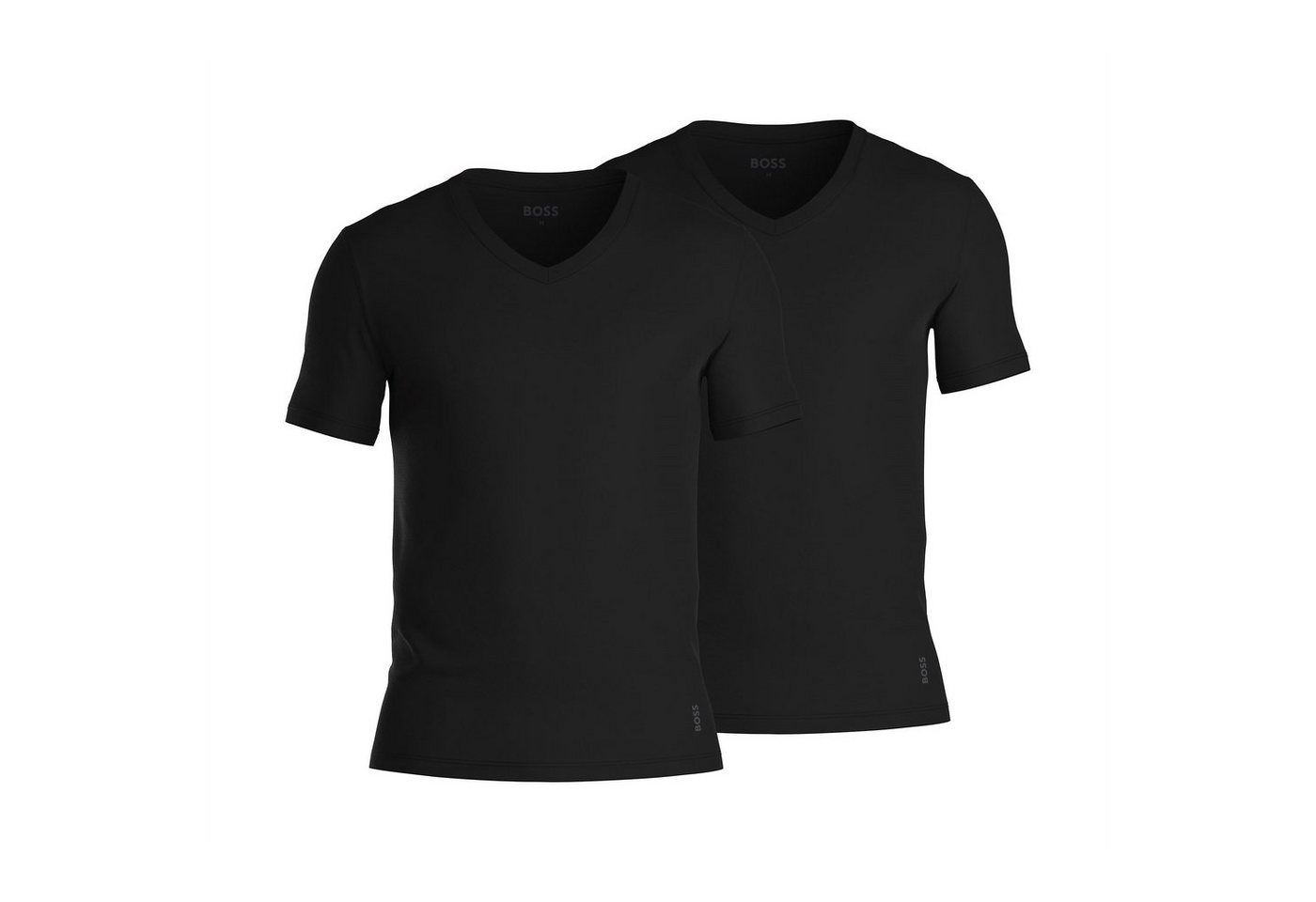 BOSS Unterziehshirt 2P Modern V-Neck (Doppelpack, 2-St., 2er Pack) Stretch Cotton Slim Fit Herren T-Shirt Kurzarm von BOSS