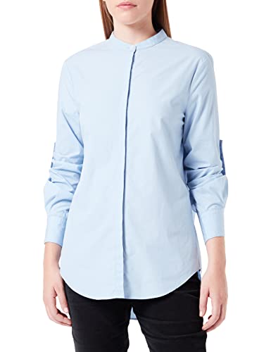 BOSS Women's C_Befelize_19 Blouse, Light/Pastel Blue450, 32 von BOSS