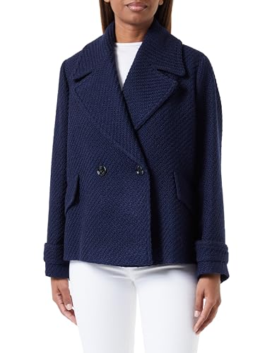 BOSS Women's C_Caban Coat, Dark Blue404, 34 von BOSS