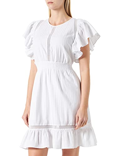 BOSS Women's C_Destina Dress, White100, 38 von BOSS