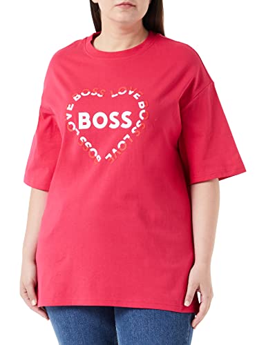 BOSS Women's C_Ebase_VD_Unisex T_Shirt, Medium Pink660, S von BOSS