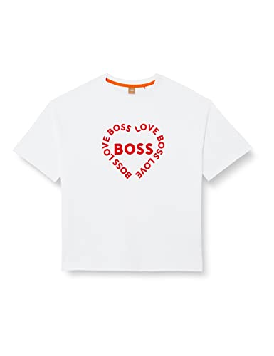 BOSS Women's C_Ebase_VD_Unisex T_Shirt, White100, M von BOSS