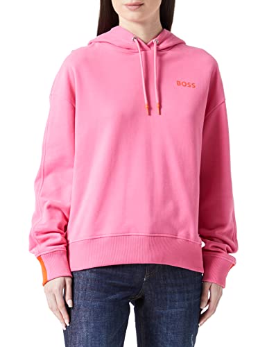 BOSS Women's C_Ecaisy_Print Sweatshirt, Medium Pink668, S von BOSS