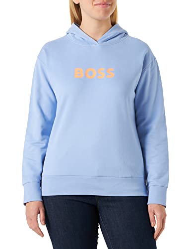 BOSS Women's C_Edelight_1 Sweatshirt, Open Blue472, L von BOSS