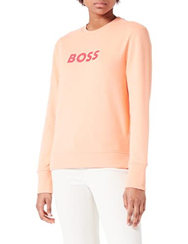 BOSS Women's C_Elaboss_6 Sweatshirt, Light/Pastel Orange833, L von BOSS