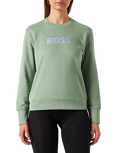 BOSS Women's C_Elaboss_6 Sweatshirt, Open Green351, M von BOSS