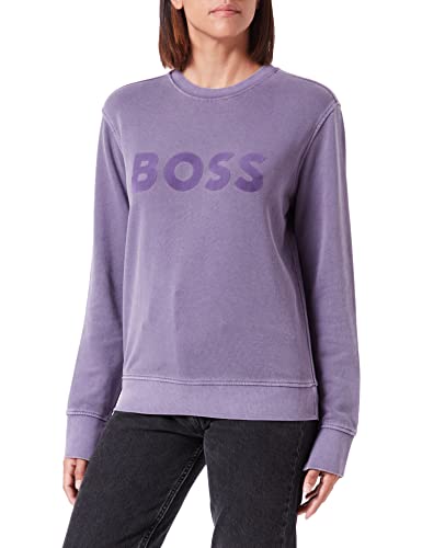 BOSS Women's C_Elaboss_8 Sweatshirt, Medium Purple, L von BOSS