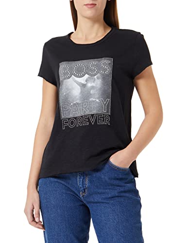 BOSS Women's C_Elenza T_Shirt, Black1, S von BOSS