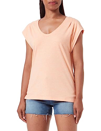 BOSS Women's C_Eliv_Print T-Shirt, Light/Pastel Orange838, M von BOSS