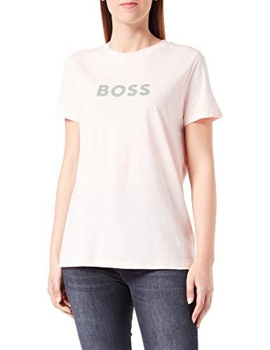 BOSS Women's C_Elogo_5 T_Shirt, Bright Pink676, L von BOSS