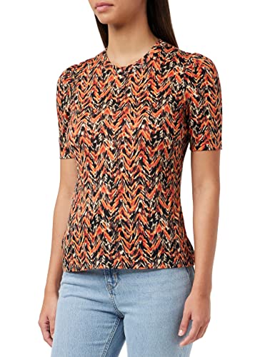 BOSS Women's C_Emime_AOP Jersey-Top, Open Miscellaneous, XS von BOSS