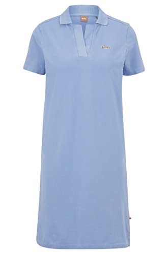 BOSS Women's C_Epone Jersey_Dress, Open Blue472, L von BOSS