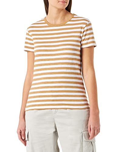 BOSS Women's C_Esla_Striped T_Shirt, Open Miscellaneous979, XL von BOSS