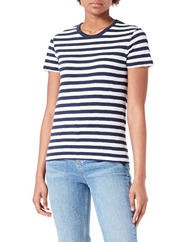 BOSS Women's C_Esla_Striped T_Shirt, Open Miscellaneous992, M von BOSS
